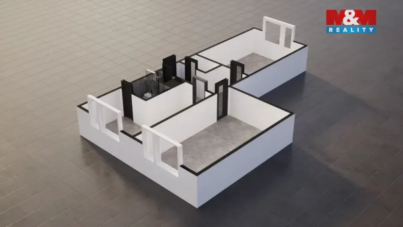 Prodej bytu 2+1, Ústí nad Labem - Neštěmice, Sibiřská, 62 m2