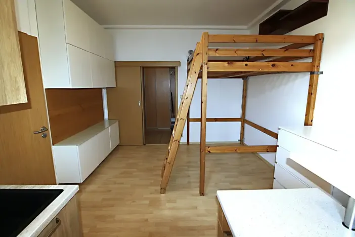 Pronájem bytu 1+kk, Praha - Holešovice, Heřmanova, 26 m2