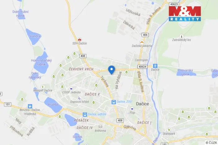 Prodej rodinného domu, Dačice - Dačice V, Husova, 56 m2