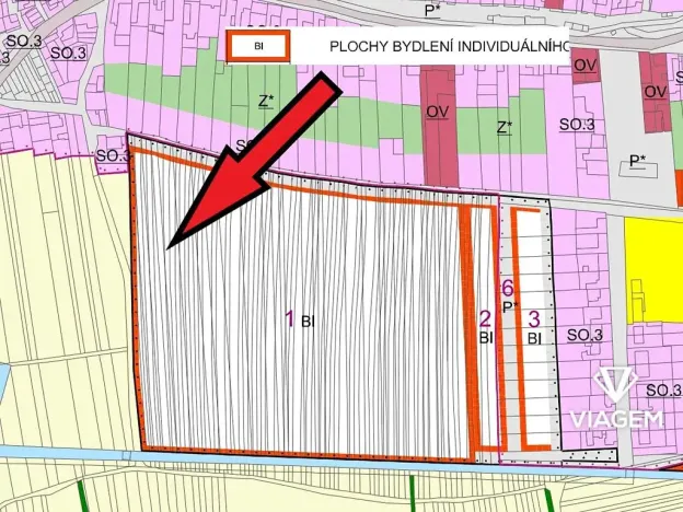 Prodej pozemku pro bydlení, Kněždub, 1324 m2