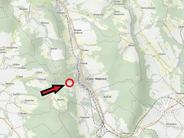 Prodej pozemku pro bydlení, Česká Třebová, 735 m2