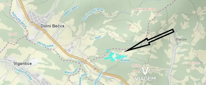 Prodej podílu pole, Prostřední Bečva, 3261 m2