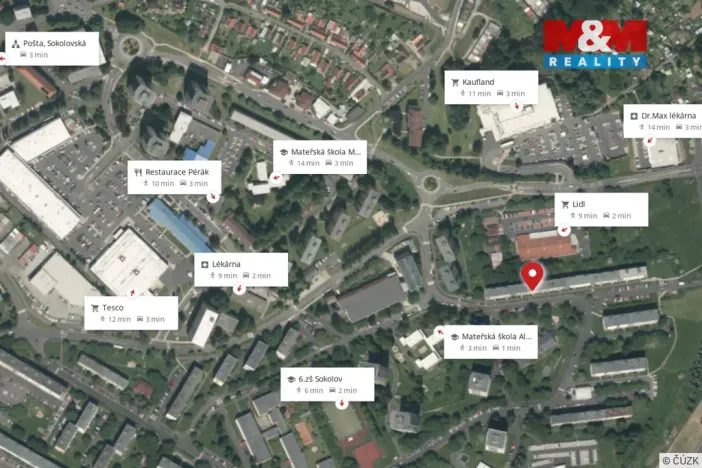 Prodej bytu 3+1, Sokolov, Mánesova, 60 m2