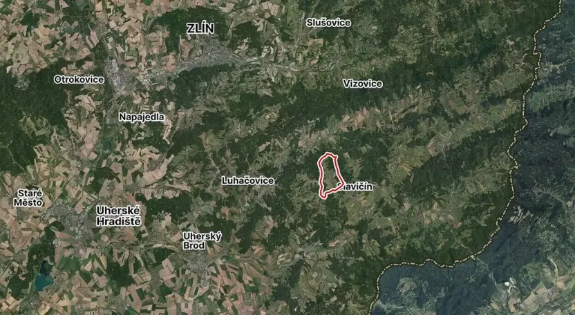 Prodej pole, Slavičín - Nevšová, 1102 m2