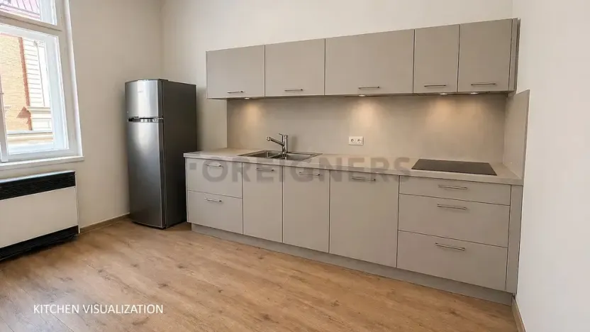 Pronájem bytu 2+kk, Praha - Smíchov, Staropramenná, 40 m2