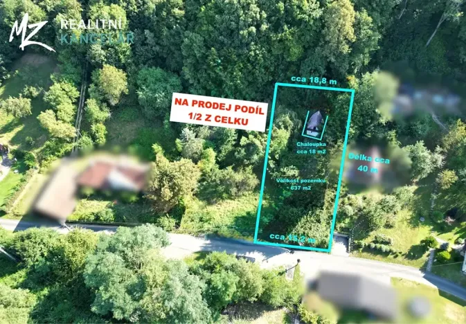 Prodej podílu zahrady, Zádveřice-Raková, 655 m2