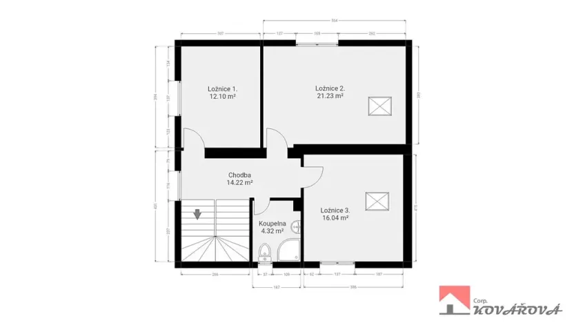 Prodej rodinného domu, Praha - Kunratice, Poběžovická, 221 m2