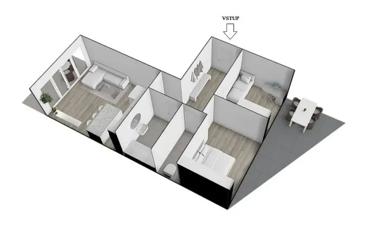 Prodej bytu 3+kk, Židlochovice, Sportovní, 97 m2