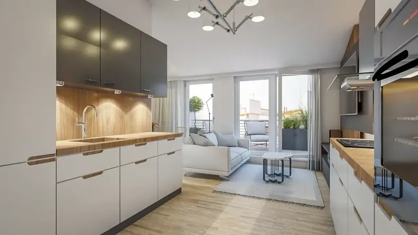 Prodej bytu 1+kk, Praha - Nusle, V Horkách, 35 m2