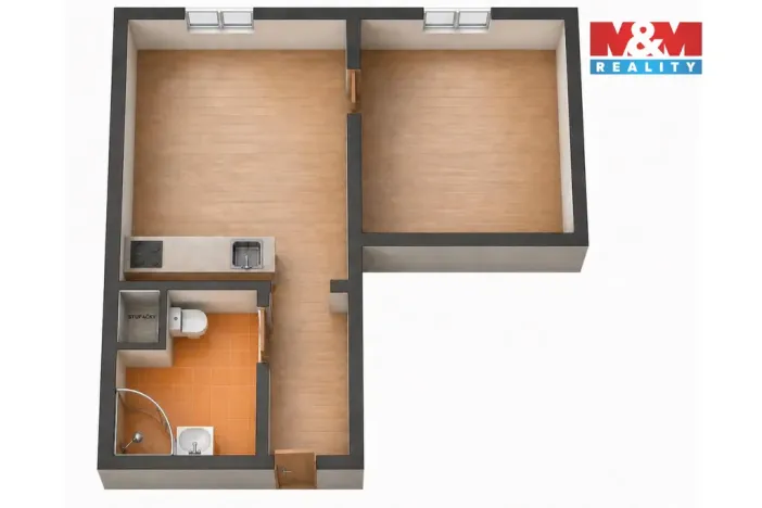 Prodej bytu 1+1, Zlín, 2. května, 36 m2