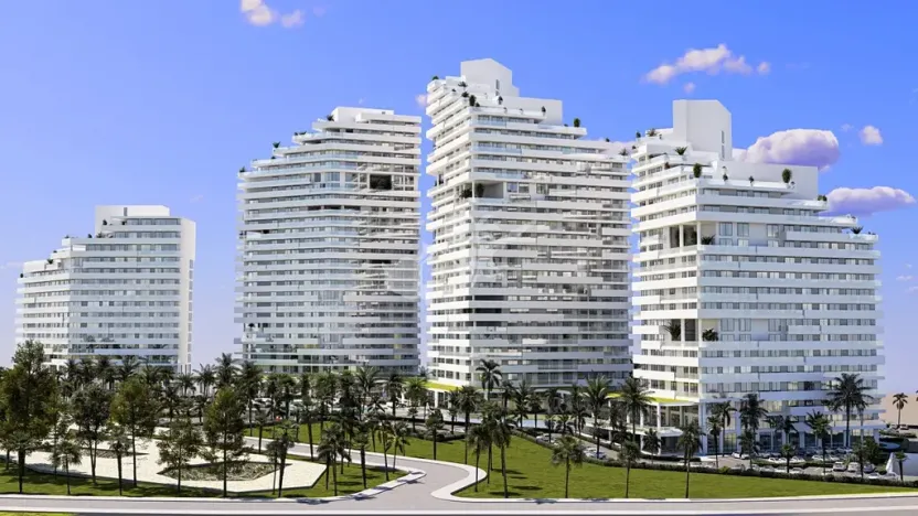 Prodej bytu 1+kk, Trikomo, Kypr, 37 m2