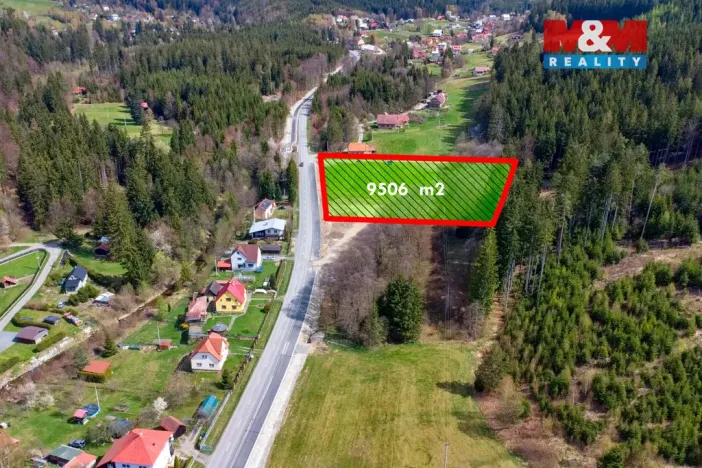 Prodej pozemku pro bydlení, Horní Bečva, 9506 m2