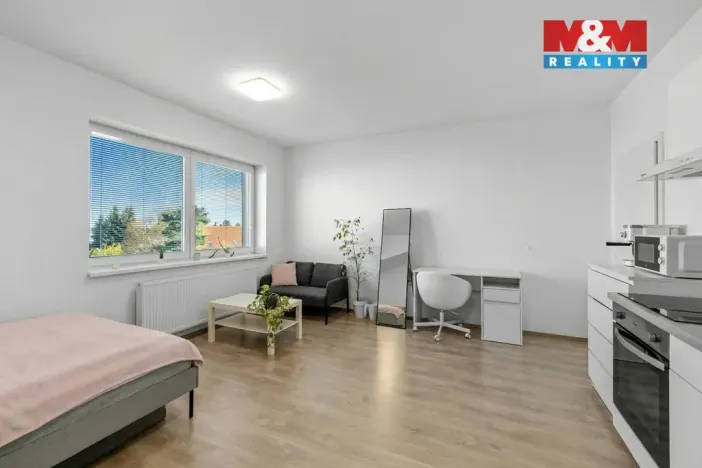 Pronájem bytu 1+kk, Horoměřice, Nebušická, 32 m2