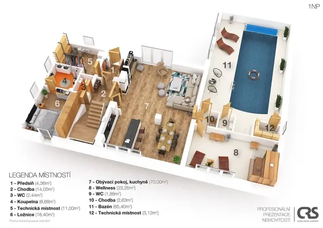 Prodej rodinného domu, Zichovec, 384 m2