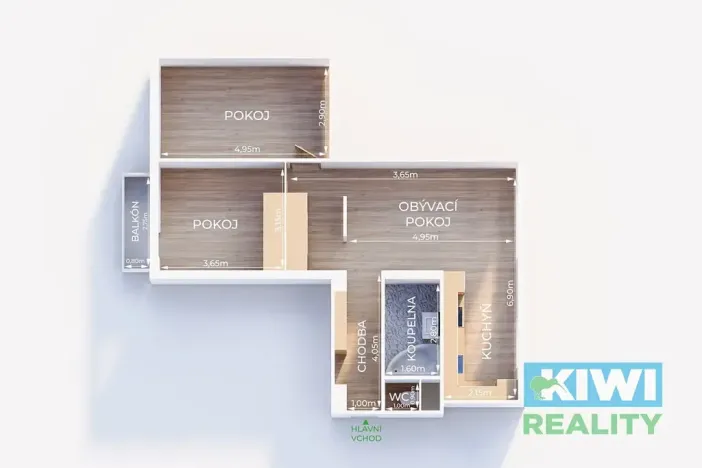 Prodej bytu 3+1, Havířov, Majakovského, 68 m2