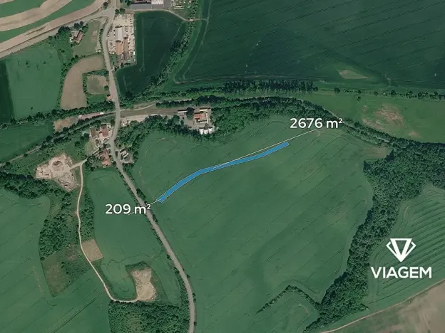 Prodej podílu pole, Uhřice, 961 m2