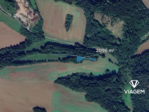 Prodej lesa, Rozstání, 2096 m2