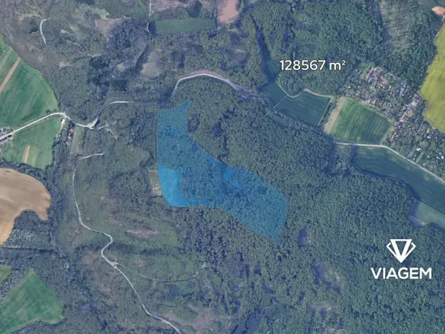 Prodej podílu lesa, Troubsko, 5672 m2