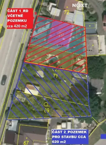 Prodej pozemku pro bydlení, Tábor, 620 m2