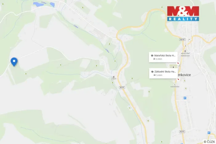 Prodej pozemku pro bydlení, Halenkovice, 1400 m2