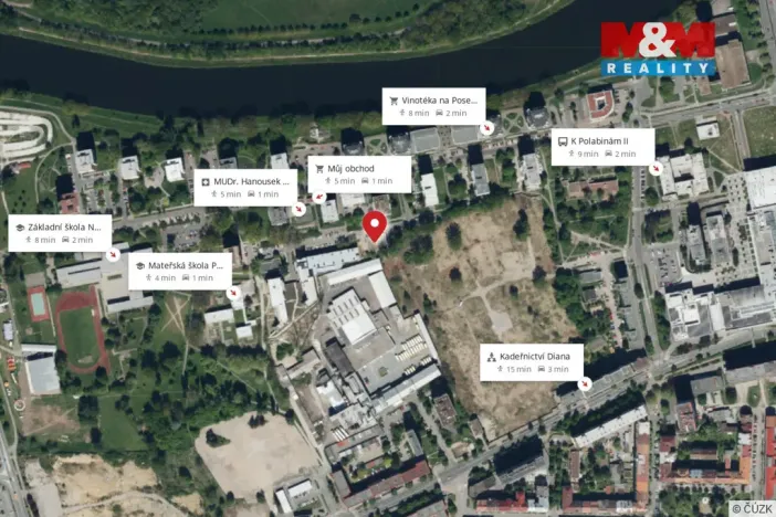 Pronájem skladu, Pardubice - Zelené Předměstí, nábřeží Závodu míru, 100 m2