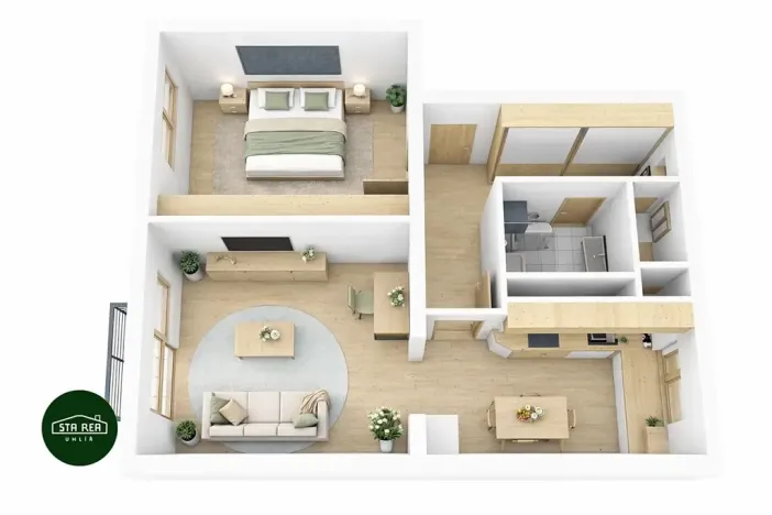 Pronájem bytu 2+1, Ostrava, Mozartova, 57 m2