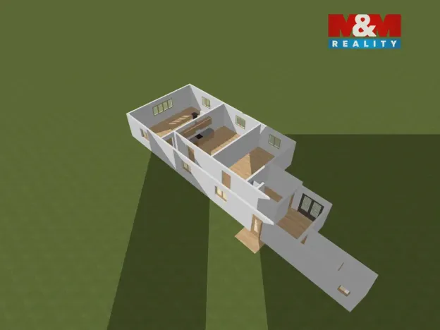 Pronájem bytu 3+kk, Kasejovice, 107 m2