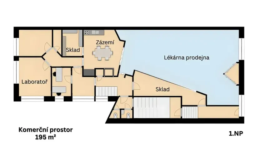 Prodej vícegeneračního domu, Zlín, třída Tomáše Bati, 1023 m2