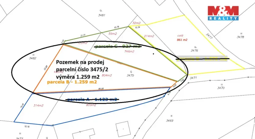 Prodej pozemku pro bydlení, Dobré - Hlinné, 1259 m2