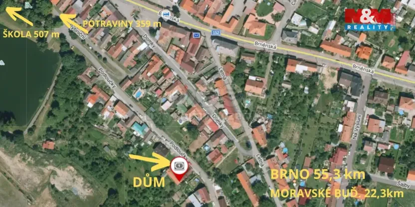 Pronájem rodinného domu, Hrotovice, Podloučky, 109 m2