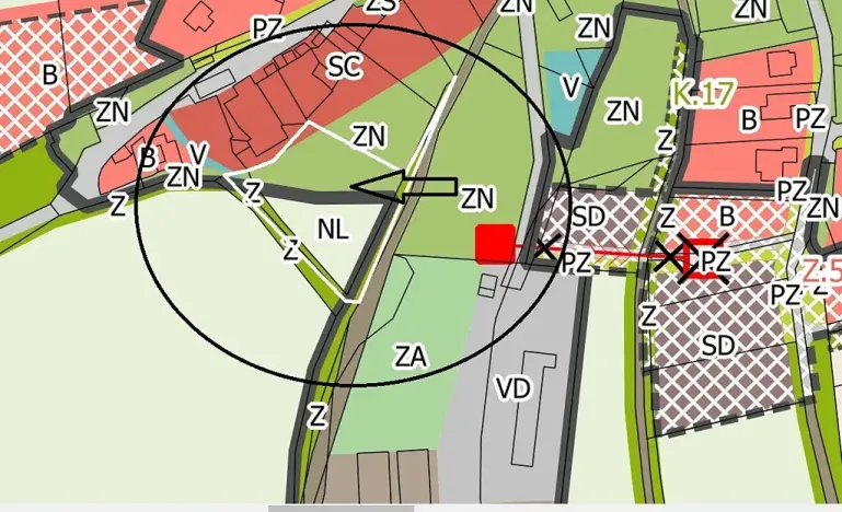 Prodej zahrady, Větrný Jeníkov, 3601 m2