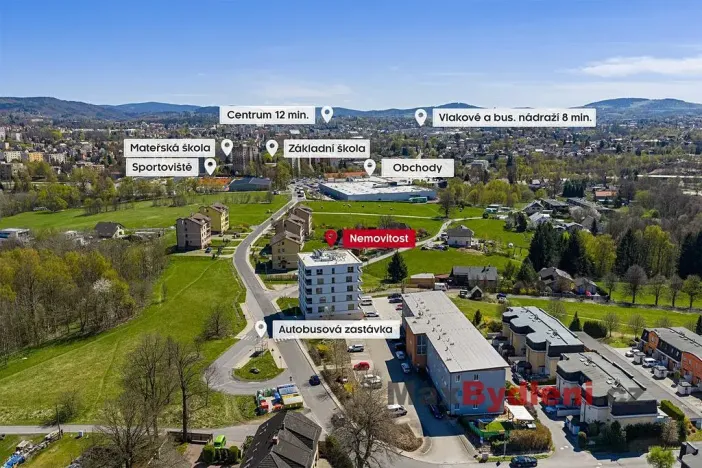 Pronájem bytu 1+kk, Liberec, Polní, 35 m2