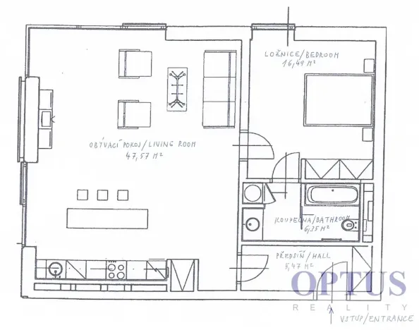 Pronájem bytu 2+kk, Praha - Vinohrady, Korunní, 76 m2