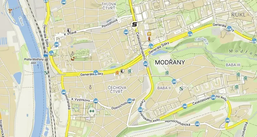 Pronájem skladu, Praha - Modřany, Písková, 100 m2