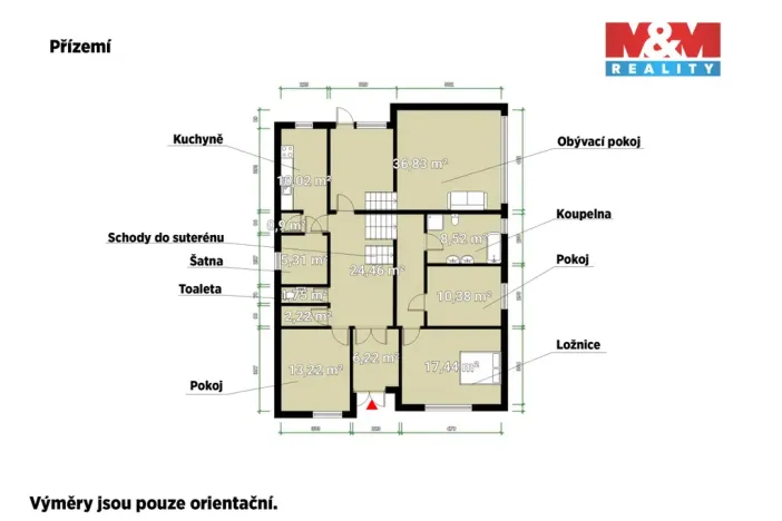 Prodej rodinného domu, Chodová Planá, Slovany, 140 m2