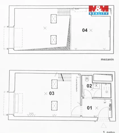 Pronájem bytu 1+kk, Praha - Vršovice, Krymská, 44 m2