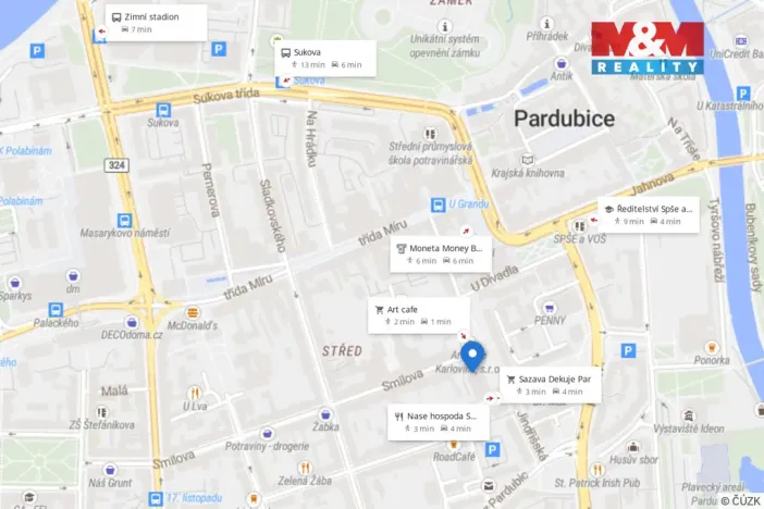 Prodej bytu 3+kk, Pardubice - Zelené Předměstí, Jindřišská, 82 m2