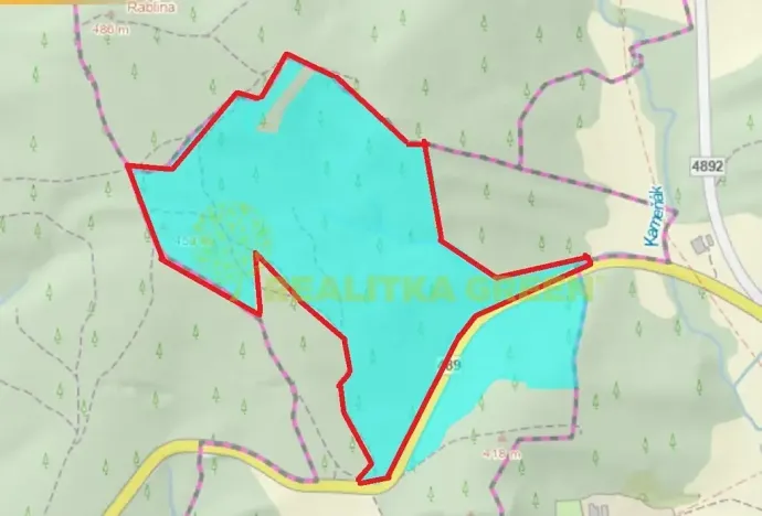 Prodej lesa, Zlín, Modřínová, 152613 m2