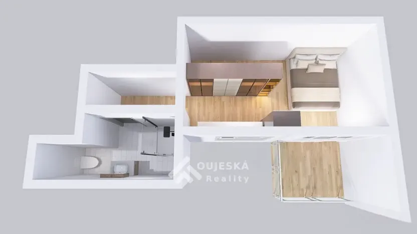 Pronájem bytu 2+kk, Ivančice, Žerotínovo náměstí, 55 m2