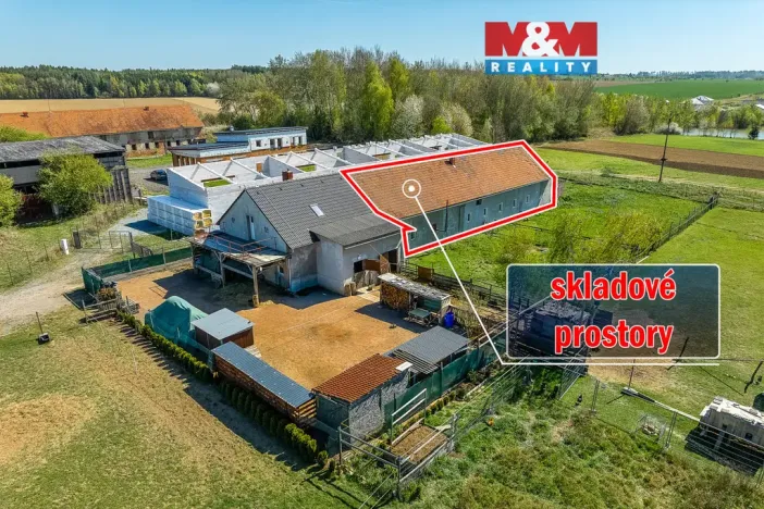 Prodej skladu, Vlkaneč, 144 m2