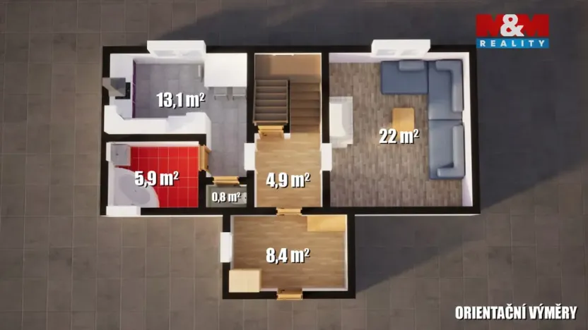 Prodej rodinného domu, Ohníč - Křemýž, 98 m2