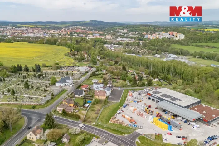 Prodej komerčního pozemku, Cheb - Hradiště, 1036 m2
