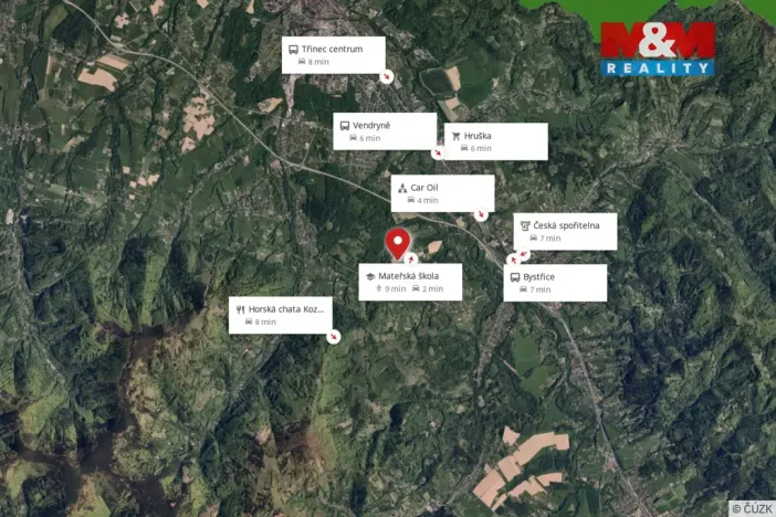 Prodej louky, Třinec - Karpentná, 5379 m2
