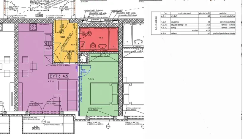 Pronájem bytu 2+kk, Plzeň, Vochovská, 43 m2