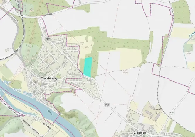 Prodej podílu pole, Chvatěruby, 248087 m2