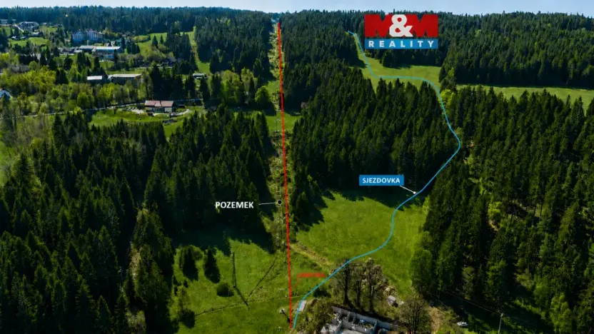 Prodej louky, Stachy, 868 m2