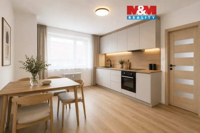 Prodej bytu 2+kk, Trhové Sviny, Branka, 44 m2