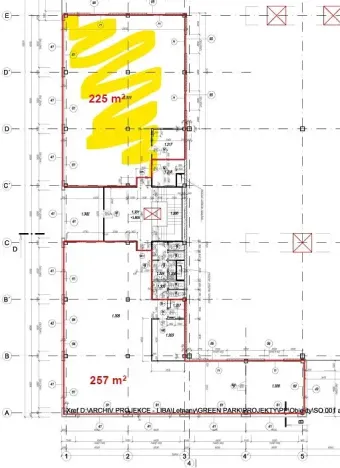 Pronájem kanceláře, Praha - Letňany, Veselská, 225 m2