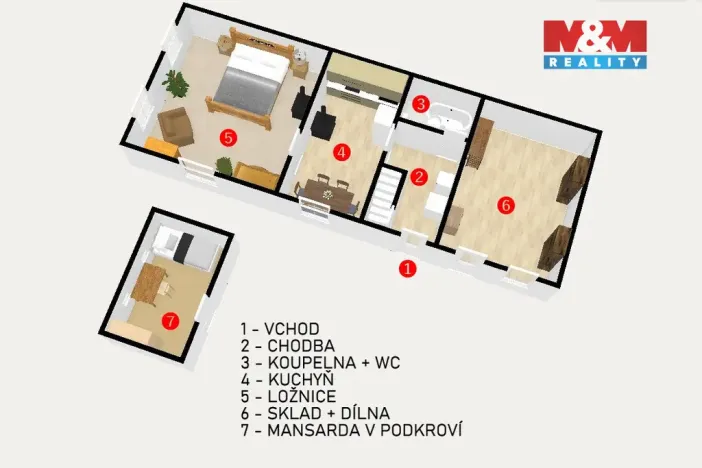 Prodej rodinného domu, Štoky - Pozovice, 45 m2