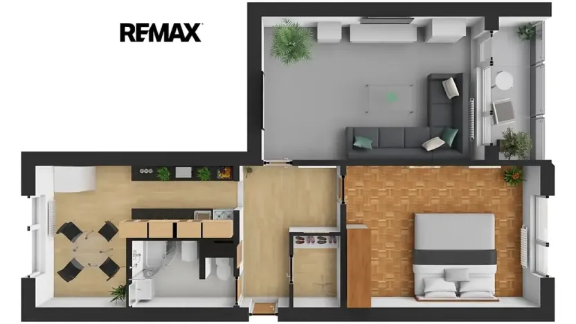 Prodej bytu 2+1, Děčín, Kamenická, 59 m2